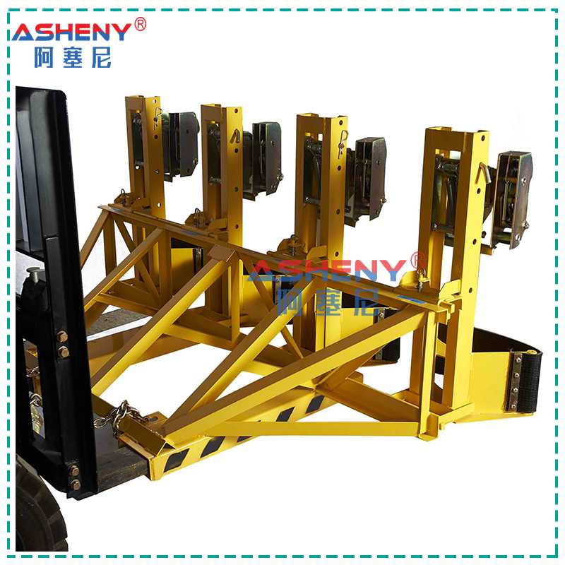叉車(chē)重型油桶夾具四桶八鷹嘴